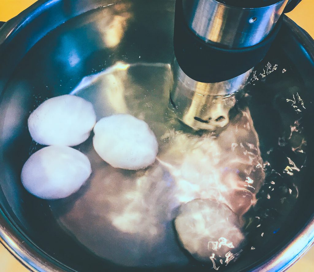 温泉卵調理におすすめの低温調理器