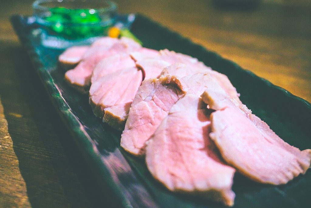 低音調理器で作る豚ヒレ肉料理